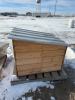 Wooden Doghouse with Metal Roof - 2