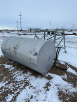 500 Gallon Steel Fuel Tank and Low Stand