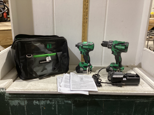 METABO HPT CORDLESS DRILL & IMPACT DRIVER