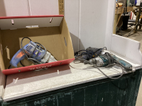 BOX OF CORDED TOOLS