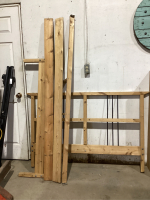 DOUBLE WOOD BED FRAME