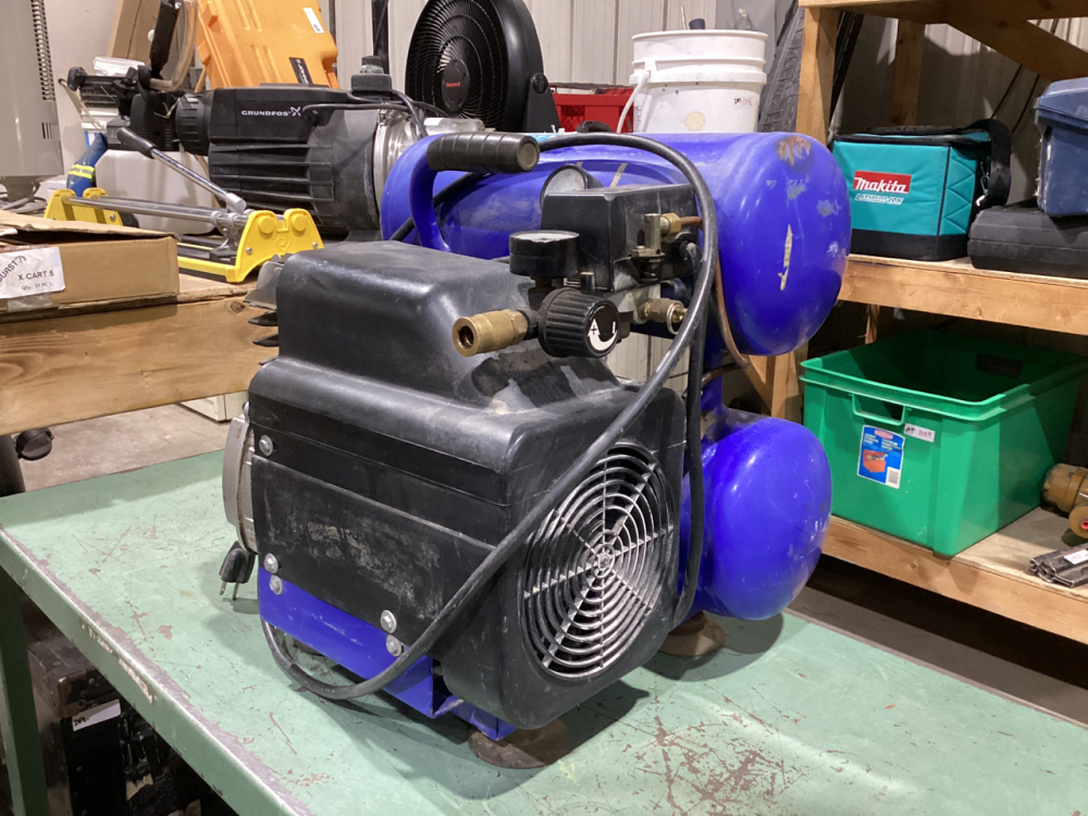 Campbell Hausfeld HP Air Compressor Power Pro Made In USA Model Vt610204 Serial Number 030889l 995 I46217193 - Foto 3