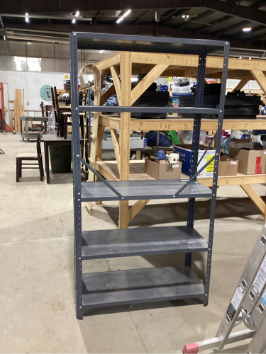 METAL SHELF UNIT