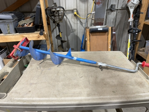 8 inch folding ice auger