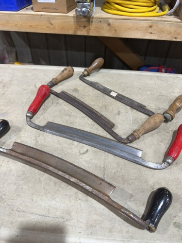 Four draw knives