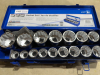 Jet three-quarter drive socket set