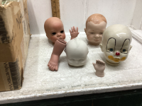 BOX OF DOLL BODY PARTS