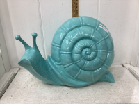 LARGE CERAMIC SNAIL 16” TALL