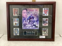 PATRICK ROY FRAMED PICTURE