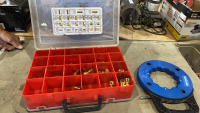 CONTAINER W/BRASS CONNECTORS,UNION, ELBOWS, INSERTS