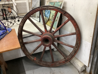 LARGE WAGON WHEEL