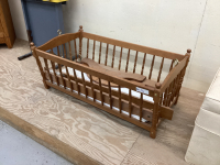 WOOD DOLLY CRADLE