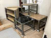 HEAVY METAL + BARNWOOD COFFEE SET AND CORNER UNITS