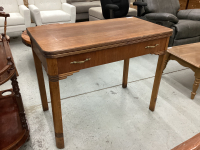 VINTAGE FOLDING TOP TABLE - ART DECO STYLE