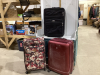 3 LARGE SUITCASES