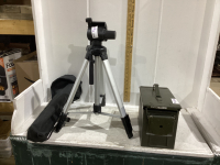 SMALL AMMO BOX AND TRIPOD