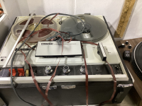 SONY REEL TO REEL, AND REALISTIC RECORD PLAYER