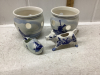 4 DELFT PIECES