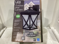 LED HARD-WIRED OUTDOOR WALL LANTERN