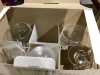 3 BOXES OF WINE GLASSES - 3