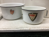 WHITE ENAMEL WARE - 2