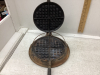 CAST IRON WAFFLE IRON - 2