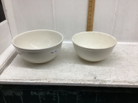 2 MEDICINE HAT POTTERIES BOWLS