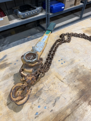 1.5 ton lever hoist.