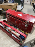 Red toolbox, and contents