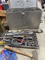 Aluminum toolbox and contents