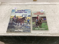 2 BOOKS - SYRUP PAILS + GOPHER TAILS, THE CANADIAN COWBOY