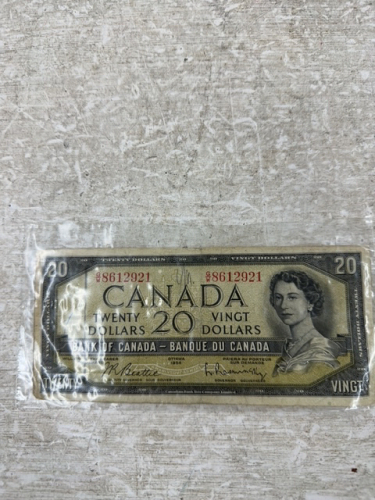 1954 Canadian $20 note