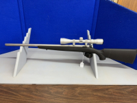 Savage, bolt action, .17 calibre rifle with scope " PAL TO PURCHASE"