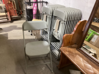 20 GREY FOLDING CHAIRS