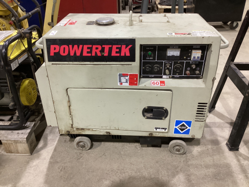 POWERTEK DIESEL GENERATOR MODEL BDG5000S