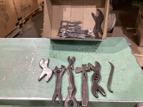 ANTIQUE WRENCHES AND TOOLS