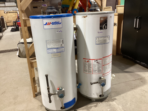 2 GAS HOT WATER TANKS