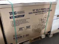 TMG INDUSTRIAL 30” SELF PROPELLED GAS SNOWBLOWER