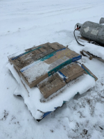 Pallet of asphault shingles