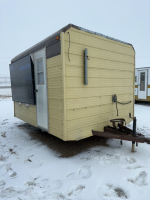 Fishing shack trailer