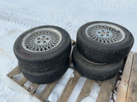 4 TIRES ON CHEV BARRETTA RIMS