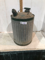 2 gallon galvanized gas can