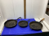 CAST IRON FRY PANS