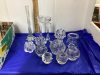 GLASS - CANDLE HOLDERS/VASES