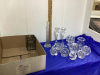 GLASS - CANDLE HOLDERS/VASES - 2