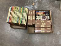 2 BOXES - KIDS BOOKS/VHS MOVIES