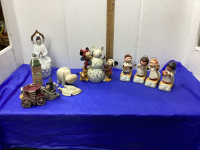 2 BOXES - VINTAGE CHRISTMAS FIGURINES