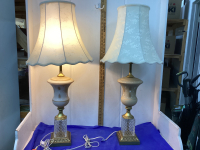 2 - 36” TALL LAMPS