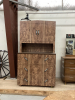 CUPBOARD WITH 3 LARGE DRAWERS + 2 DOORS