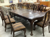 LARGE DINING TABLE WITH 9 CHAIRS - 2